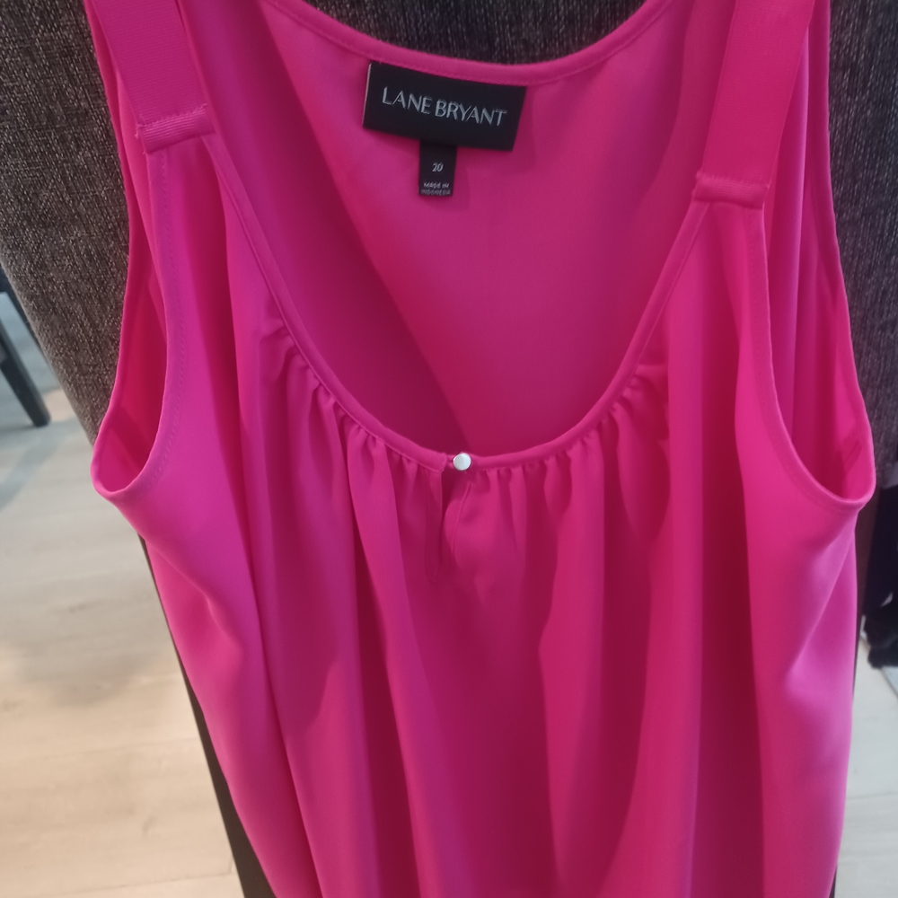 Lane Bryant Fuchsia Tank Top